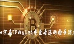 如何在TPWallet中查看您的持币信息